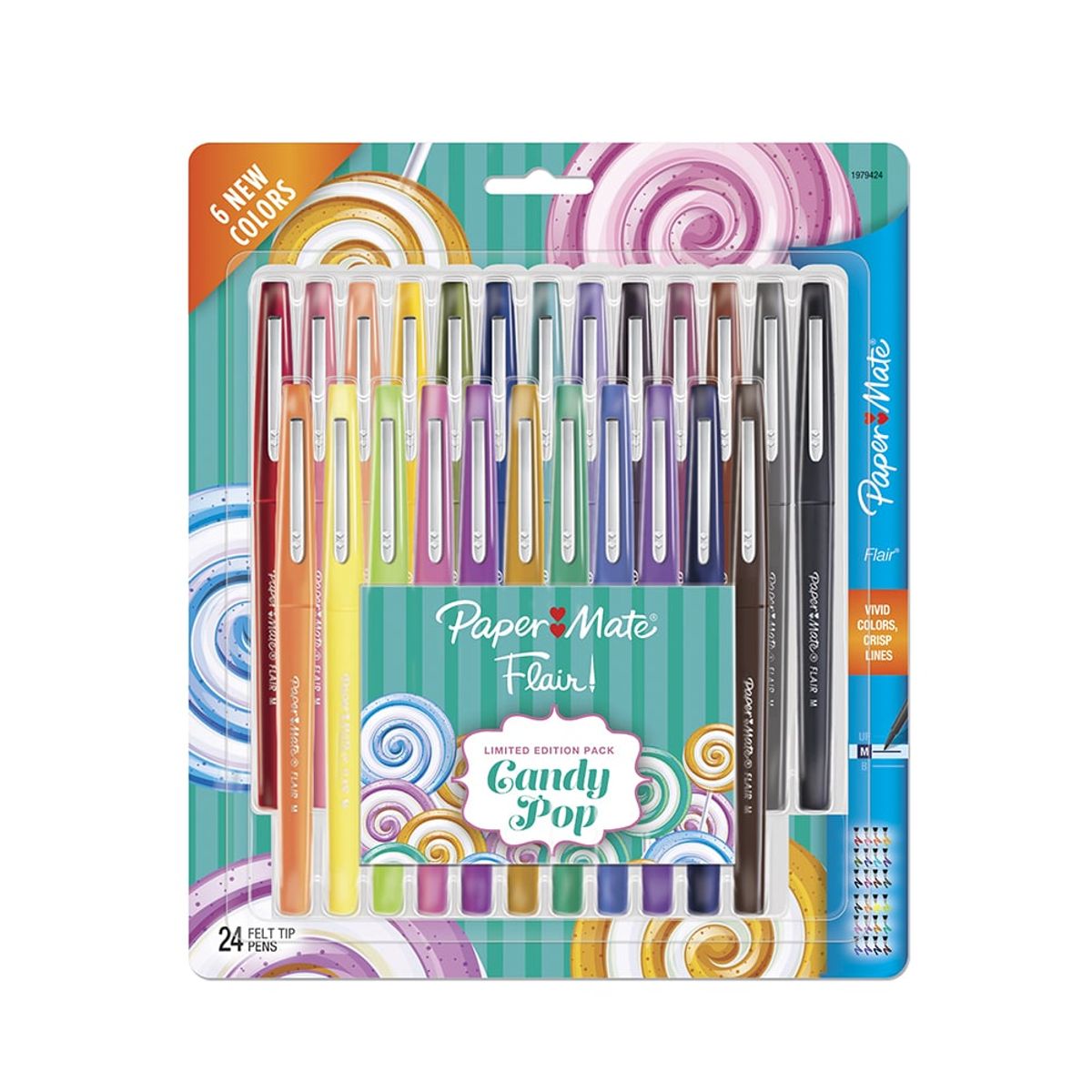 PAPER MATE - Rotulador Paper Mate Flair Candy Pop 24 unidades