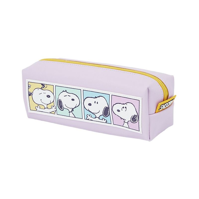 MOOVING - Estuche Rectangular Eco Cuero Snoopy
