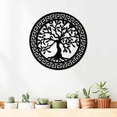 ELAB PROPIA - Cuadro Árbol de la Vida Étnico 40x40cm - Madera Fun Republic