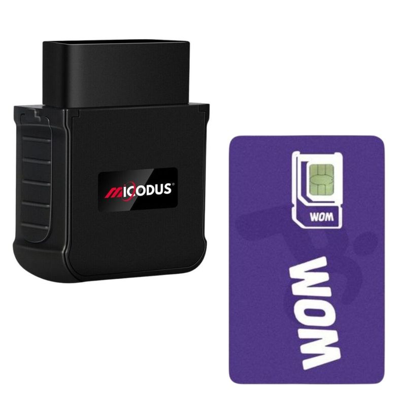 GENERICO - GPS 4G Rastreador OBD2 Micodus MV55G 4G más Configuración y Sim