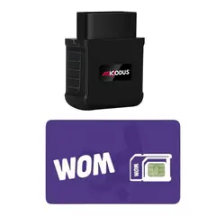 GENERICO - GPS 4G para puerto OBD2 Micodus MV55G 4G más Configuración y Sim