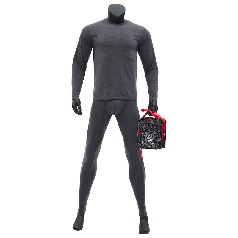 GIOVACCHINO - Pack de Camiseta y Calza Termica Primera Capa Hombre + Bolso Regalo.-