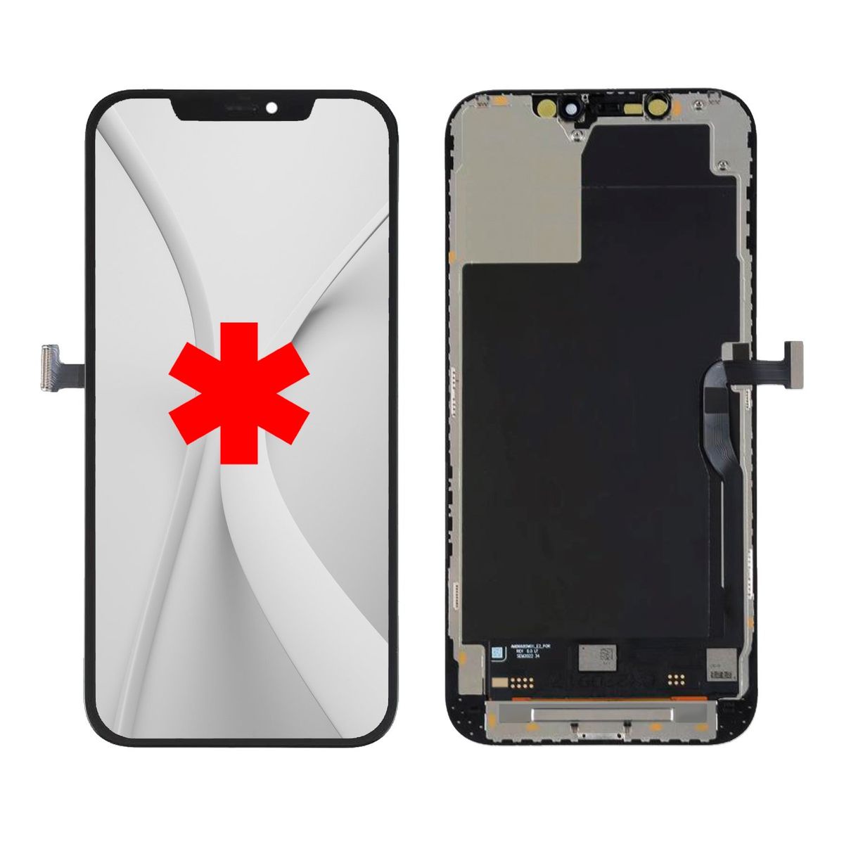 GENERICO - Pantalla Compatible con Iphone 12 Pro Max Oled Calidad Premium