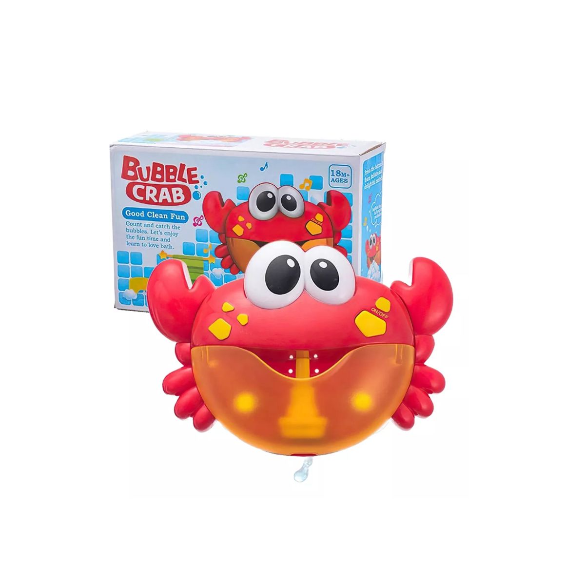 GENERICO - Juguete Cangrejo Burbujas De Baño Tina Para Bebes