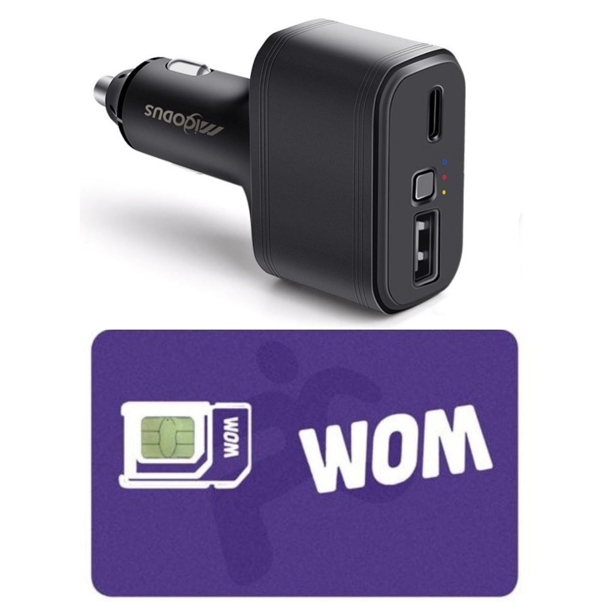 GENERICO - GPS 4G Rastreador ecargable Micodus  MV77G 4G más configuración y Sim