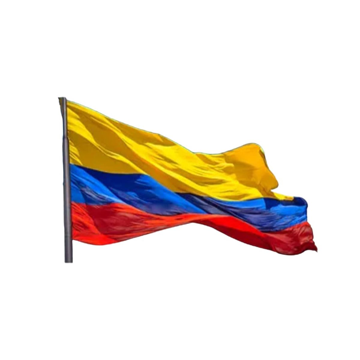 GENERICO - Bandera Colombia 60x90 Cms Estampada Ojales Metálicos