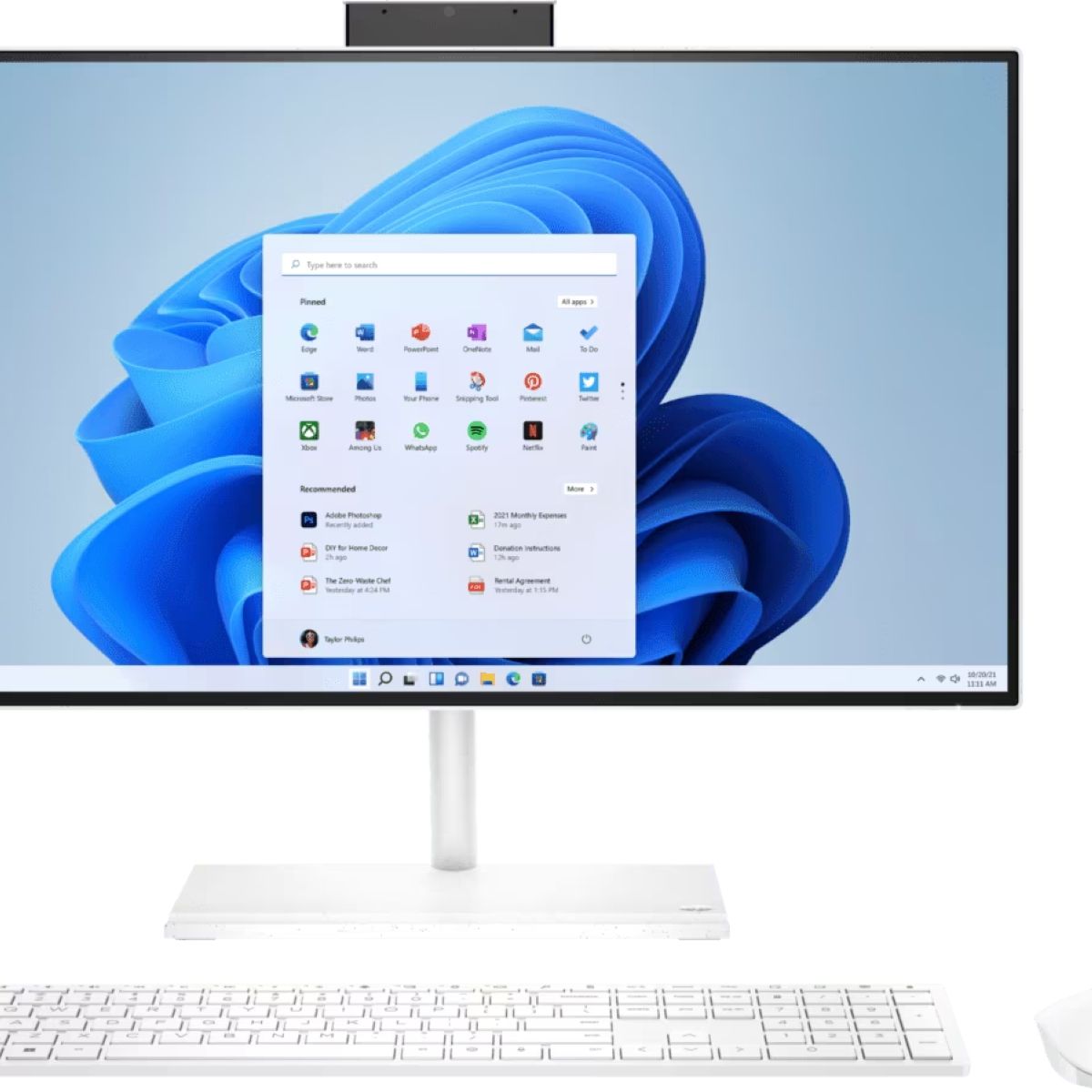 HP - All-in-One HP 24-ck0001la 238 FHD i3-1215u 8GB 512SSD W11 HP