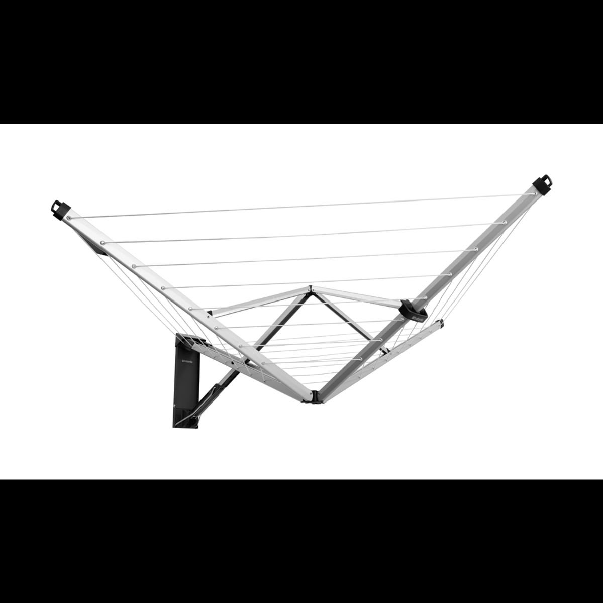 BRABANTIA - Tendedero Wallfix 24 Mt con funda protectora Metallic Grey BRABANTIA