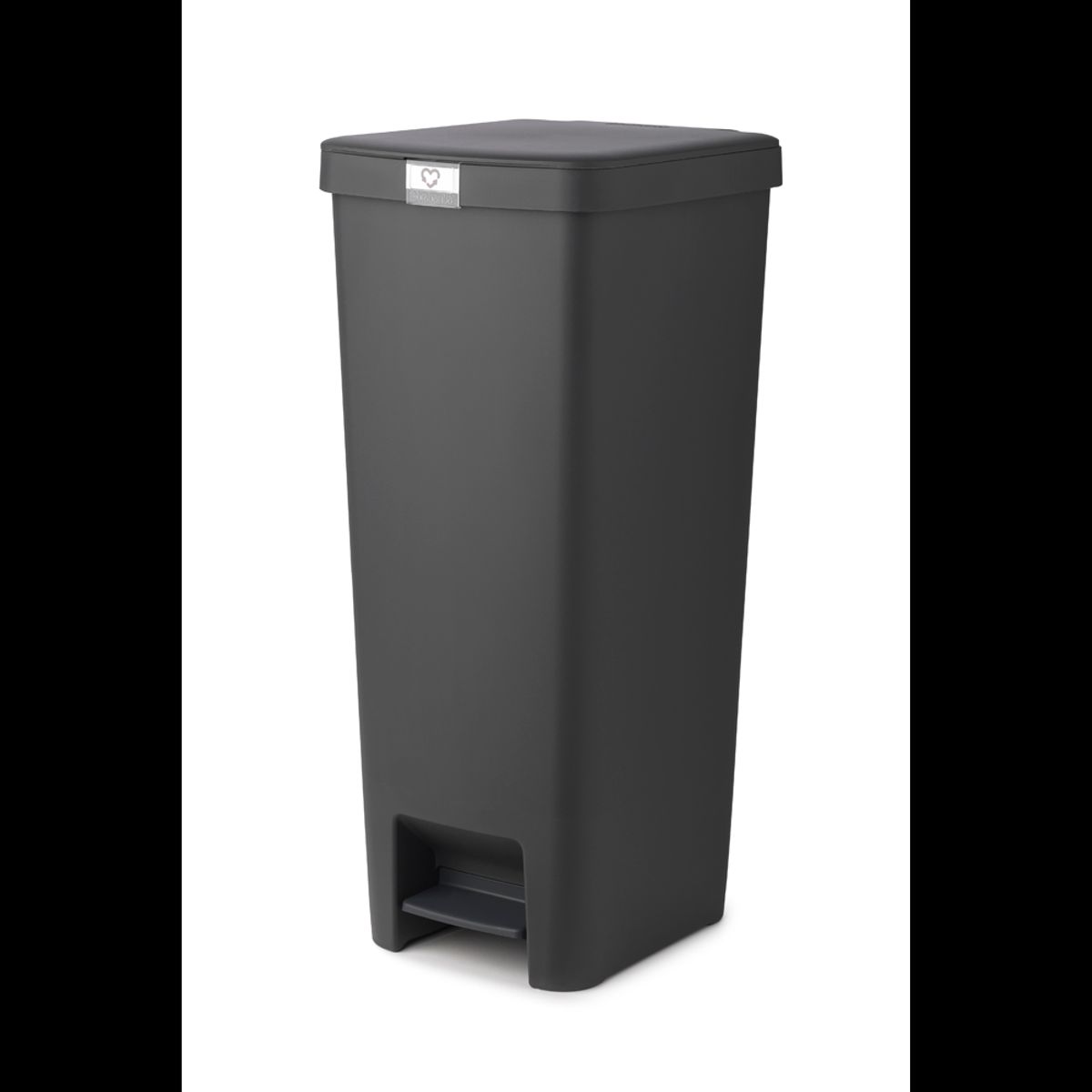 BRABANTIA - Basurero de pedal StepUp 40 Lt Dark Grey BRABANTIA