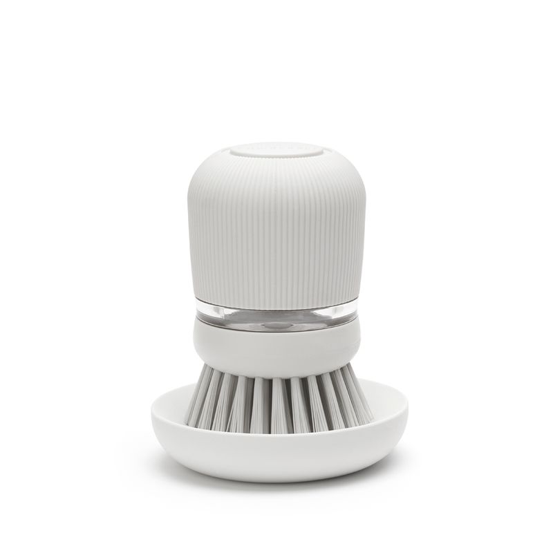 BRABANTIA - Cepillo para platos con dispensador Light Grey BRABANTIA