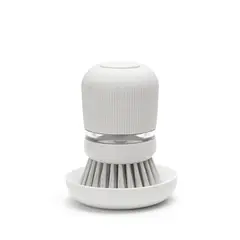BRABANTIA - Cepillo para platos con dispensador Light Grey