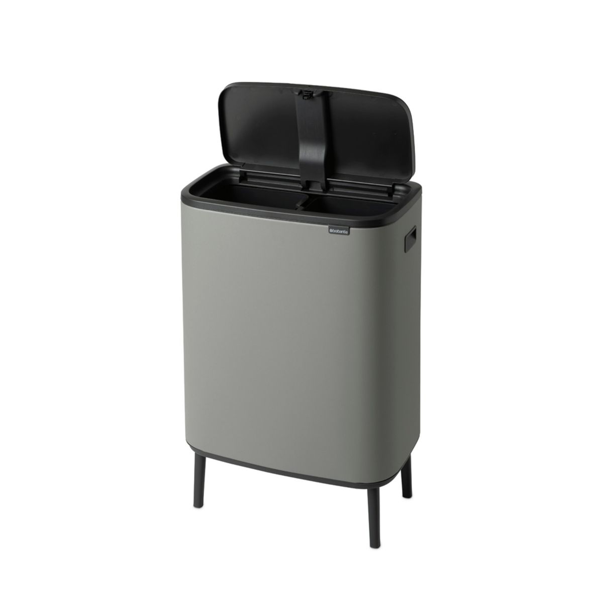 BRABANTIA - Basurero Bo Touch Hi 2 x 30 Lt Light Grey BRABANTIA