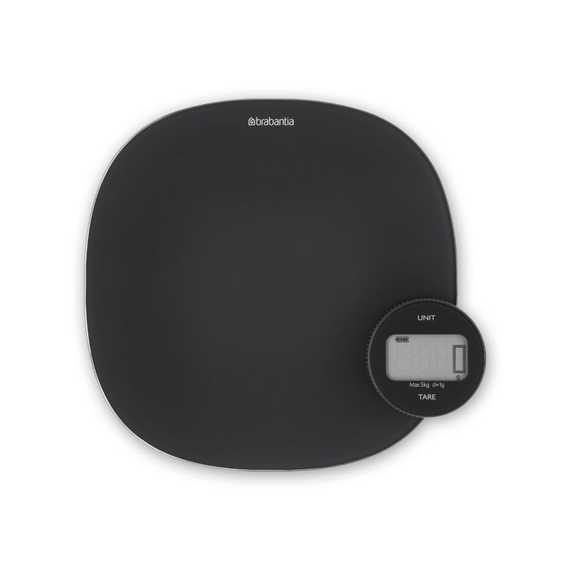 BRABANTIA - Balanza de cocina plus Tasty+ Dark Grey BRABANTIA