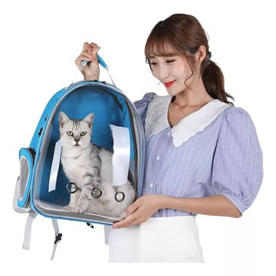 Imagen 2 del producto Mochila Gato Transportes Transparente Mascotas Gatos Bolso