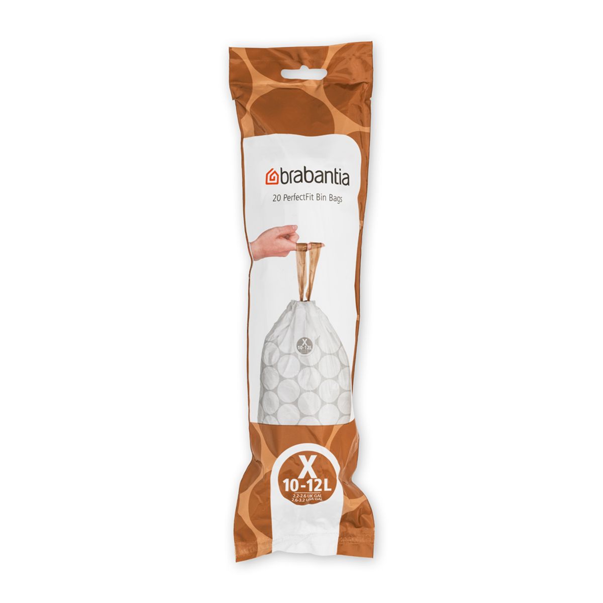 BRABANTIA - Bolsas de basura PerfectFit X 12 Lt BRABANTIA