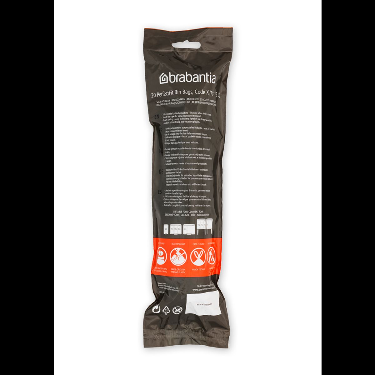 BRABANTIA - Bolsas de basura PerfectFit X 12 Lt BRABANTIA