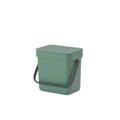 BRABANTIA - Basurero Sort & Go 3 Lt Fir Green - Verde Veronés