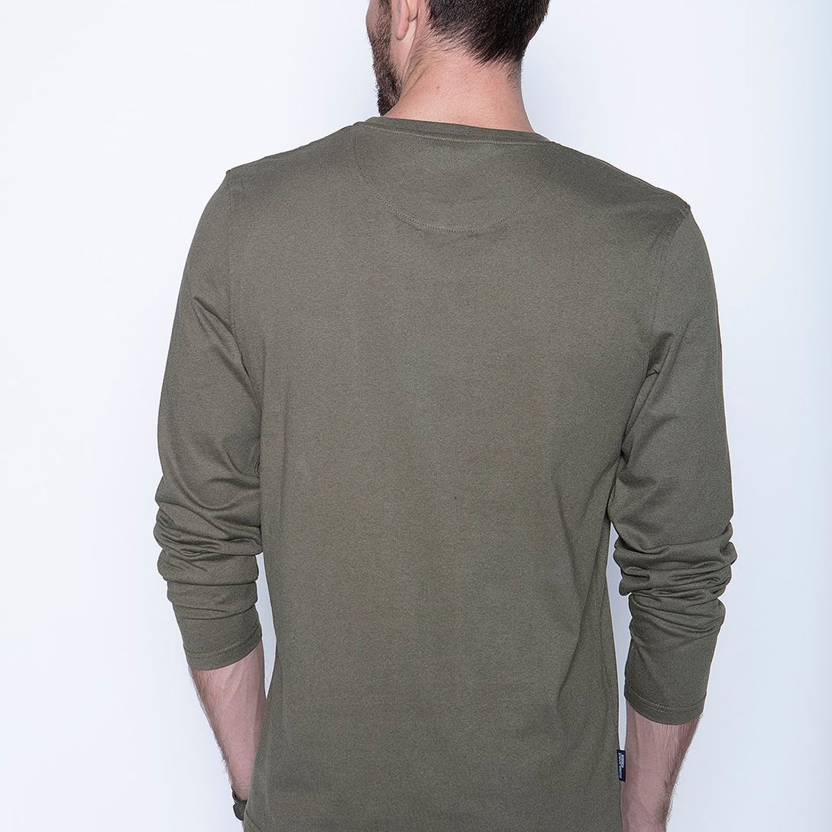 FEROUCH - Polera Basica Ml Verde Ferouch