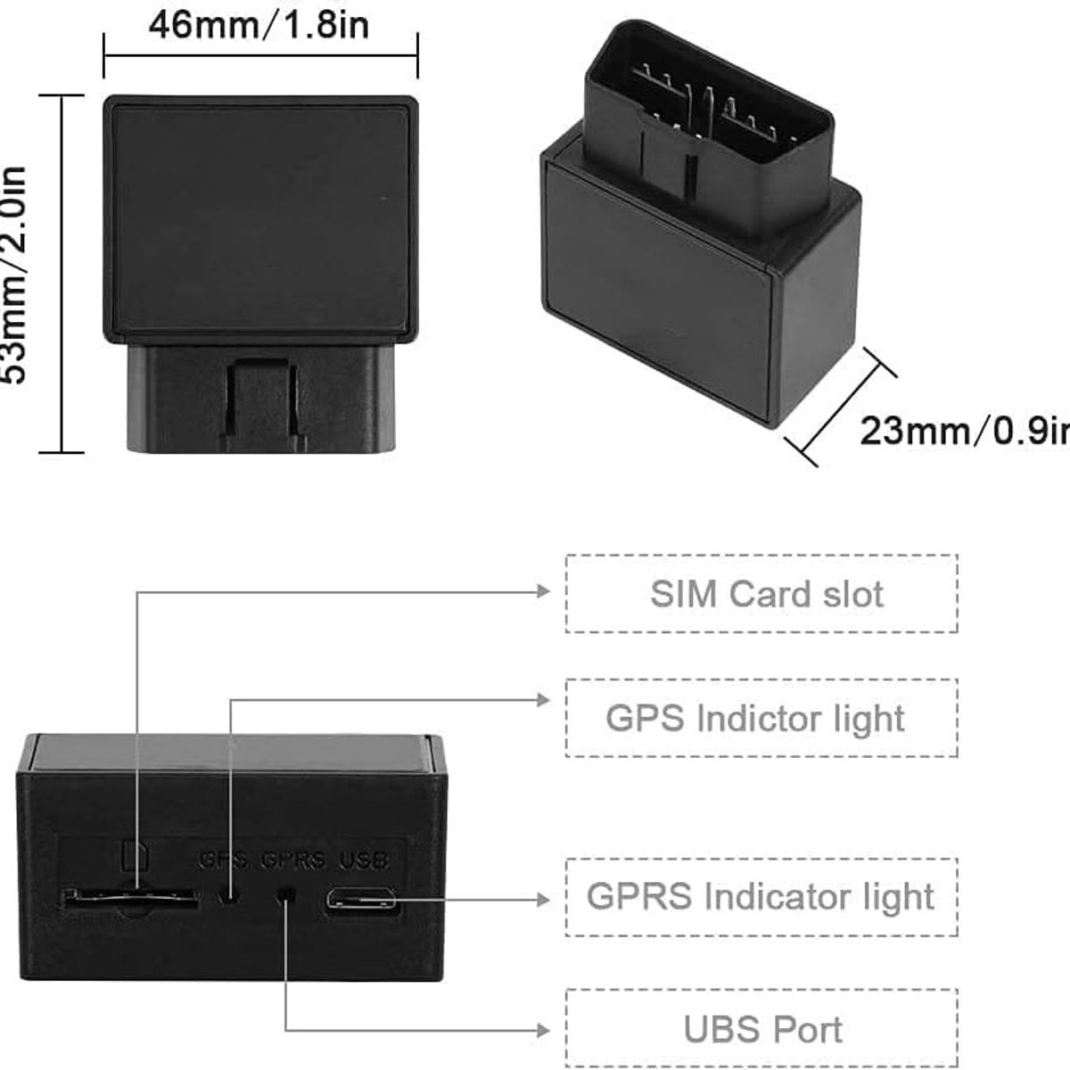 TKSTAR - GPS 4G Rastreador OBD2  TkStar TK816 4G más Configuración y Sim