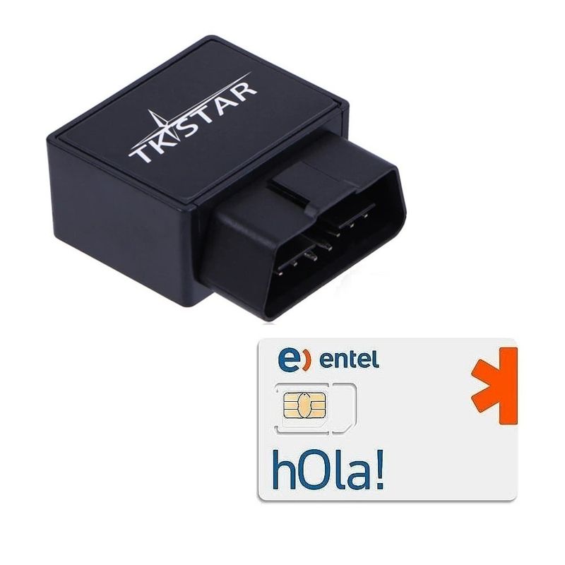 TKSTAR - Localizador GPS 4G OBD2 TkStar TK816 4G más Configuración y Sim