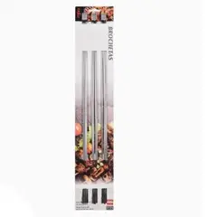 GENERICO - Brochetas 12 Pcs BBQ PARRILLA 35cm