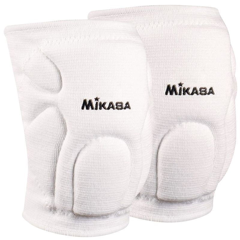 MIKASA - PAR RODILLERAS VOLEIBOL BLANCAS SENIOR MIKASA PROFESIONAL