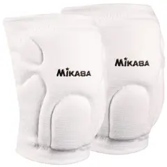 MIKASA - PAR RODILLERAS VOLEIBOL BLANCAS SENIOR PROFESIONAL