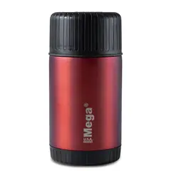 MEGA - Termo Comida Acero 0,75 Litros Rojo Magnum Steel