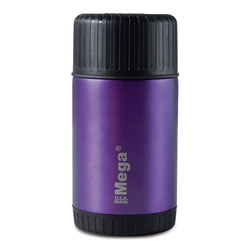 MEGA - Termo Comida Acero 0,75 Litros Violeta Magnum Steel MEGA