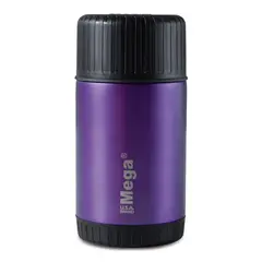 MEGA - Termo Comida Acero 0,75 Litros Violeta Magnum Steel