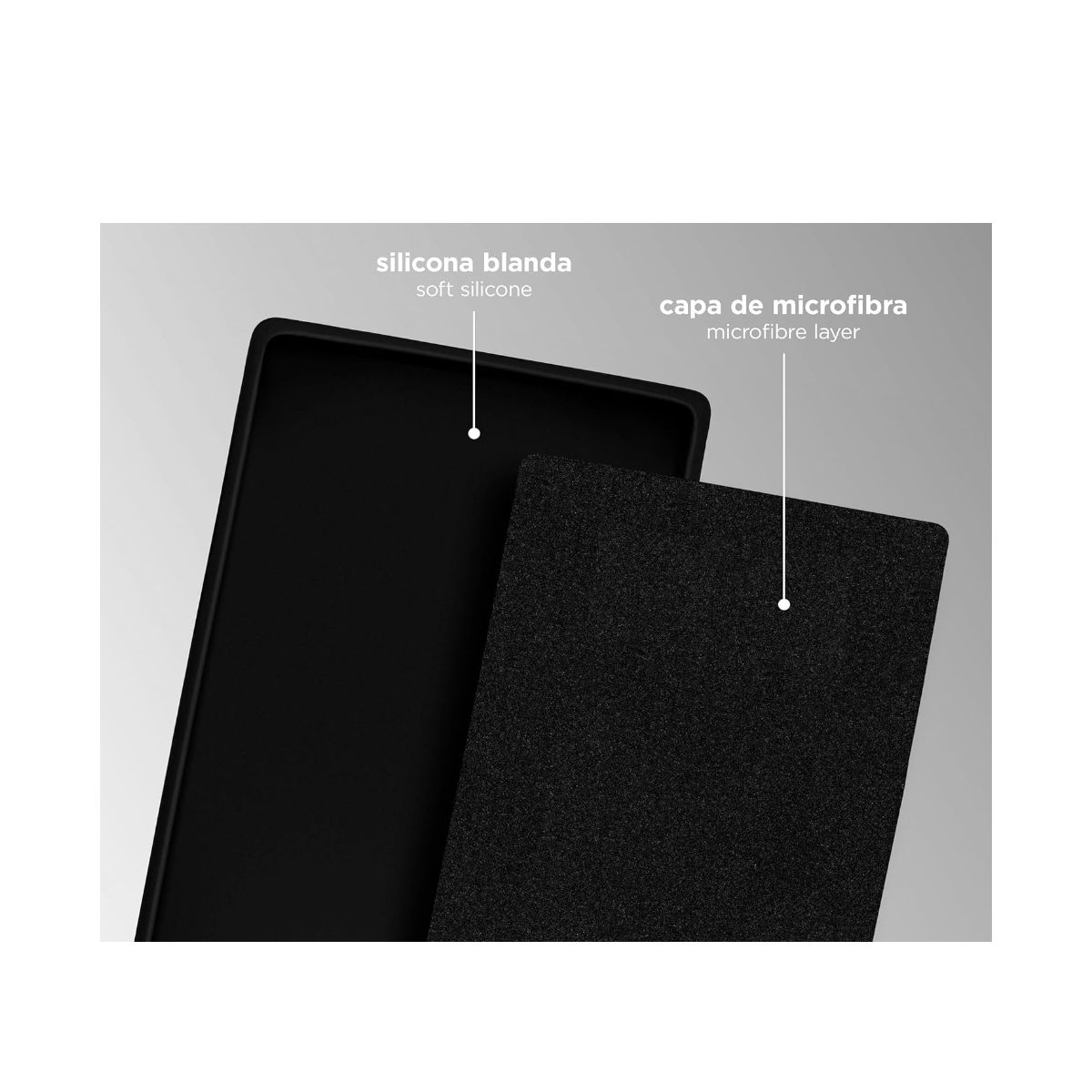 JOIGO - Carcasa Para Samsung S24 Goma Negro