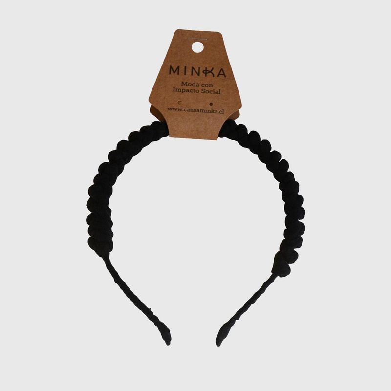 MINKA - Cintillo María Negro Minka