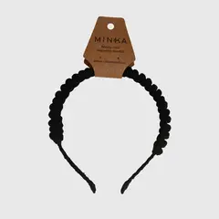 MINKA - Cintillo María Negro