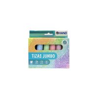 Tizas Pizarra Jumbo 6 unidades Con 6 Colores - SC