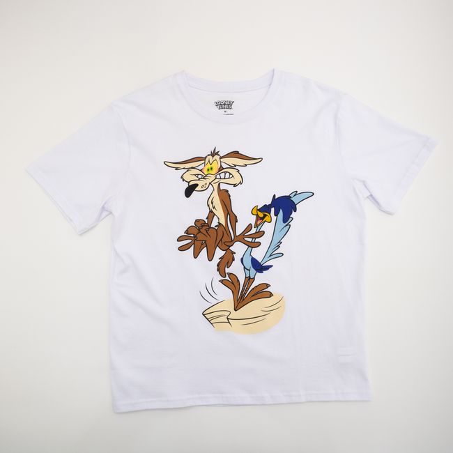 WARNER BROS - Polera Mc Hombre Correcaminos Coyote Looney Tunes