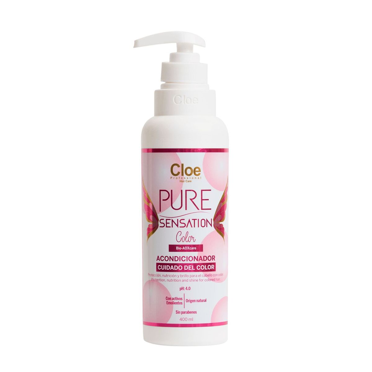 CLOE - Acondicionador Cloe Pure Sensation Color 400ml Nutrición Brillo Protege el Color