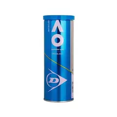 DUNLOP - Tarro de Pelotas de Tenis Australian Open AO X3