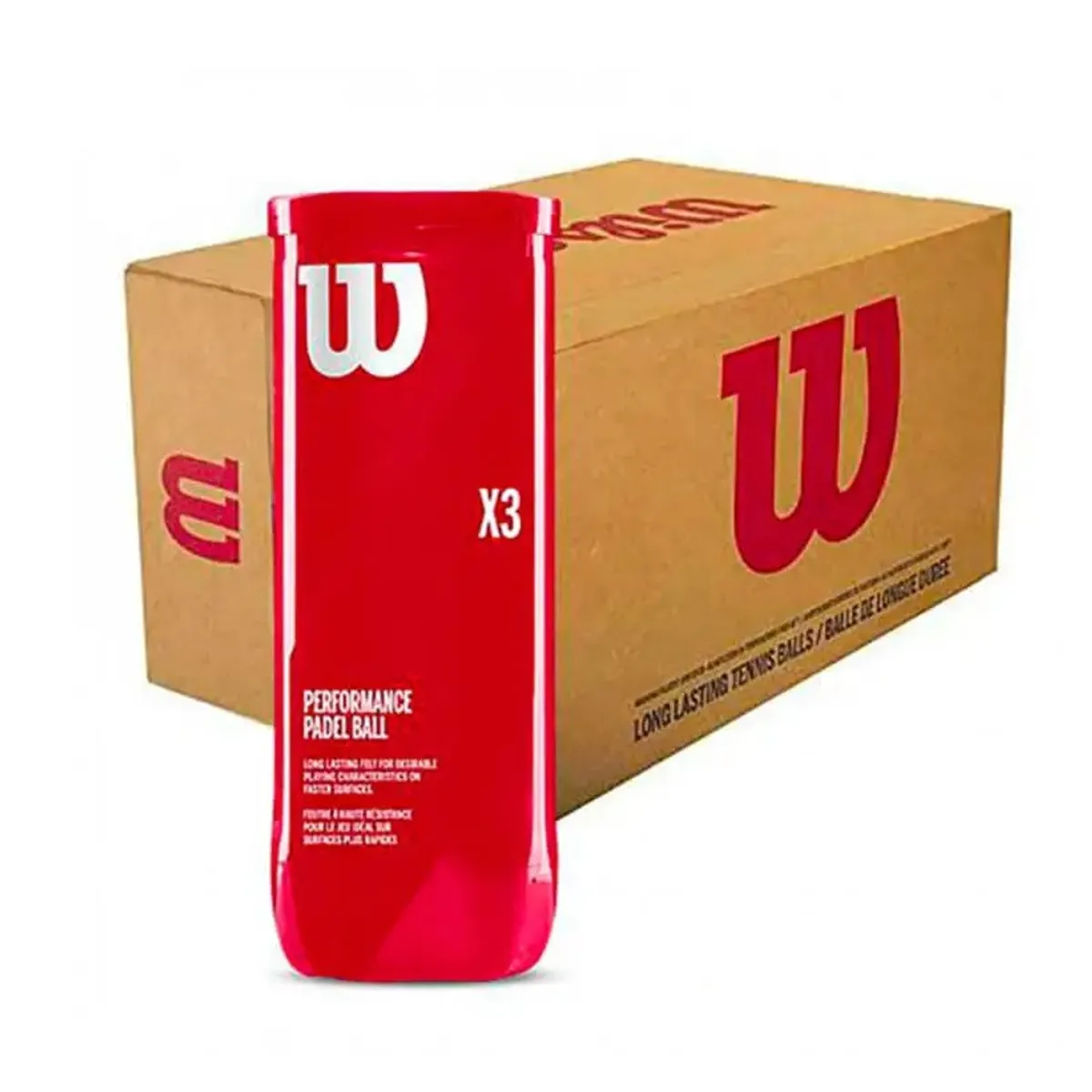 WILSON - Caja de Pelotas Wilson Padel X3 - 24 Tarros