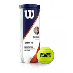 WILSON - Tarro de Pelotas de Tenis Roland Garros X3