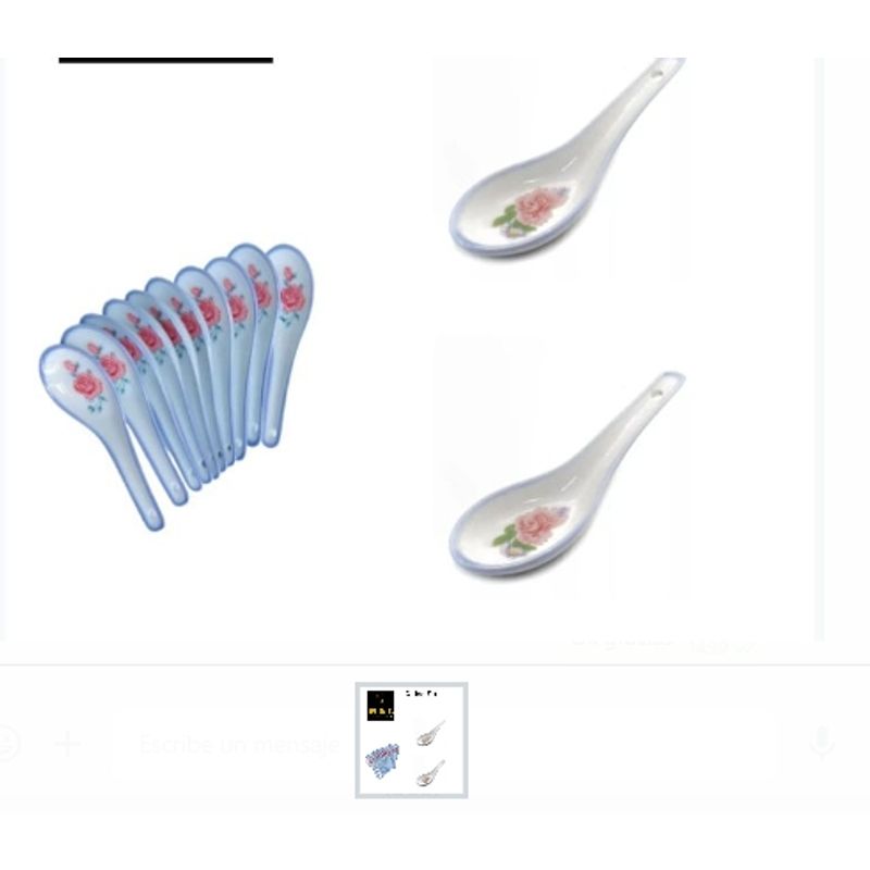 GENERICO - Cuchara Flor Para Cocina Diseño Flor Set 5