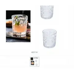 GENERICO - Vaso Vidrio Para Bebidas 6 Piezas
