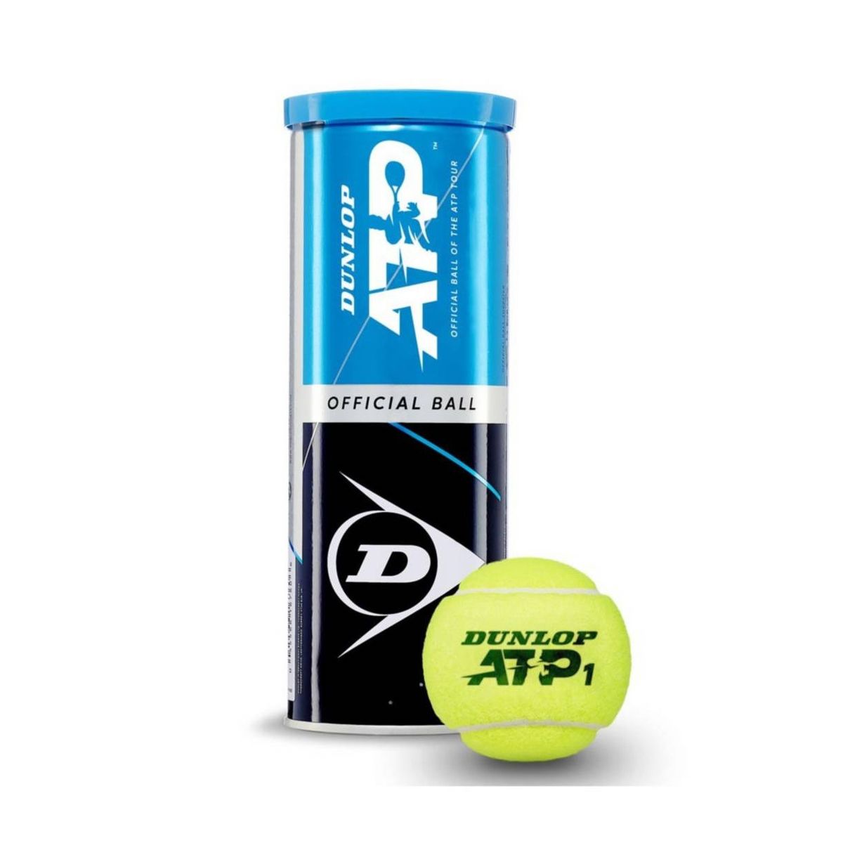 DUNLOP - Tarro de Pelotas de Tenis Dunlop ATP X3
