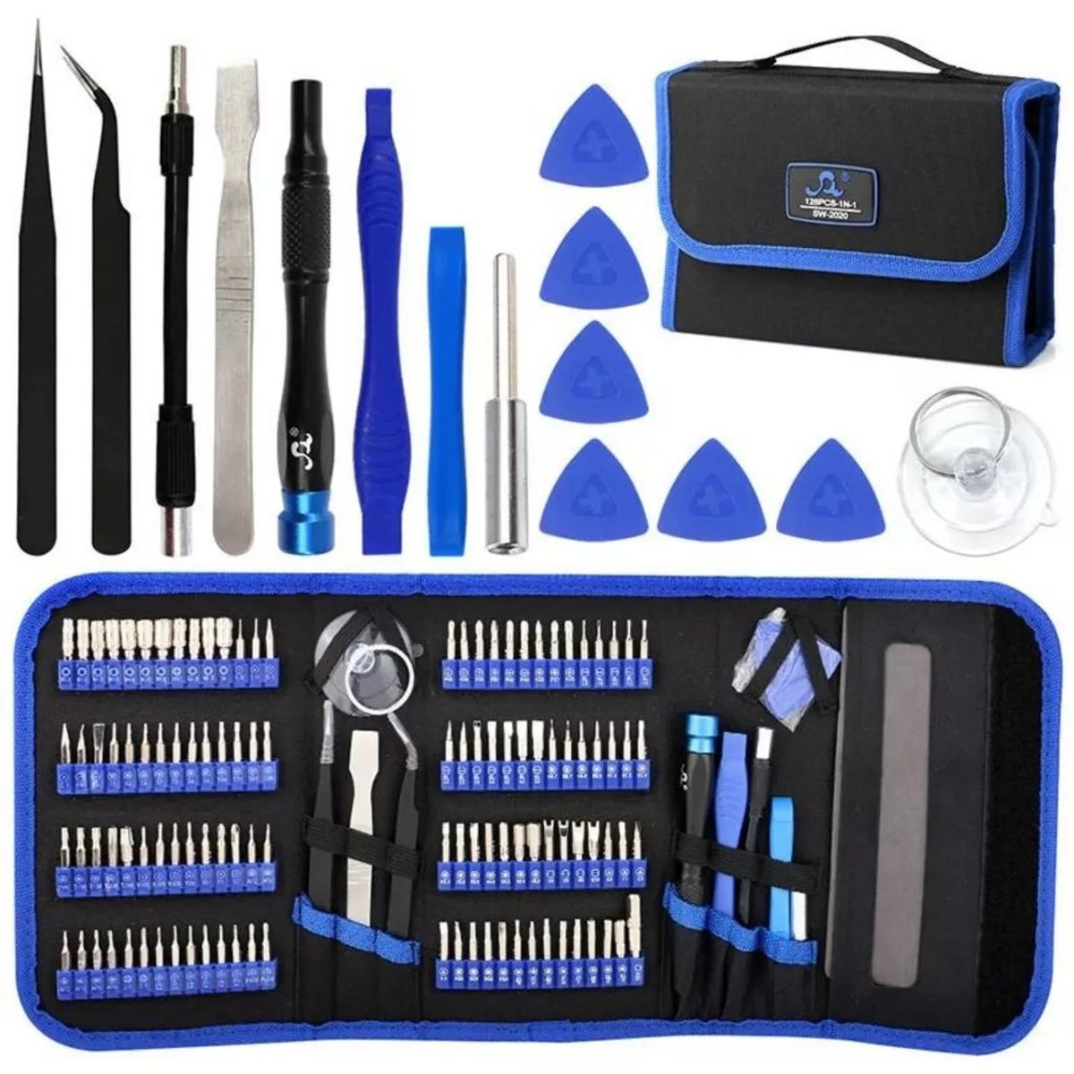 GENERICO - Kit 128 Herramientas Destornillador Reparar Celular Notebook