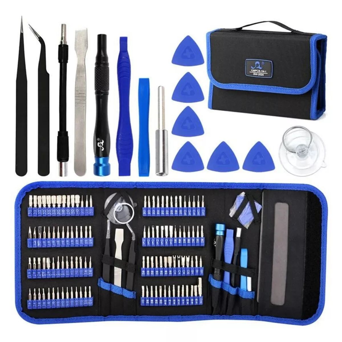 GENERICO - Kit 128 Herramientas Destornillador Reparar Celular Notebook