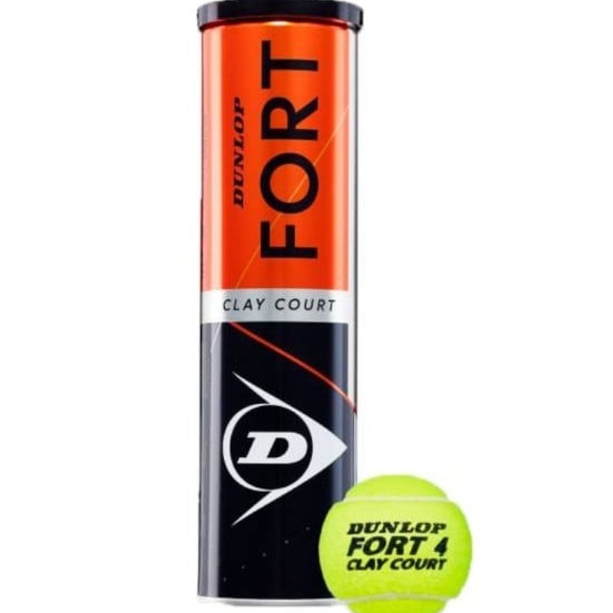 DUNLOP - 3 Tarros de Pelotas de Tenis Dunlop Fort Clay X4