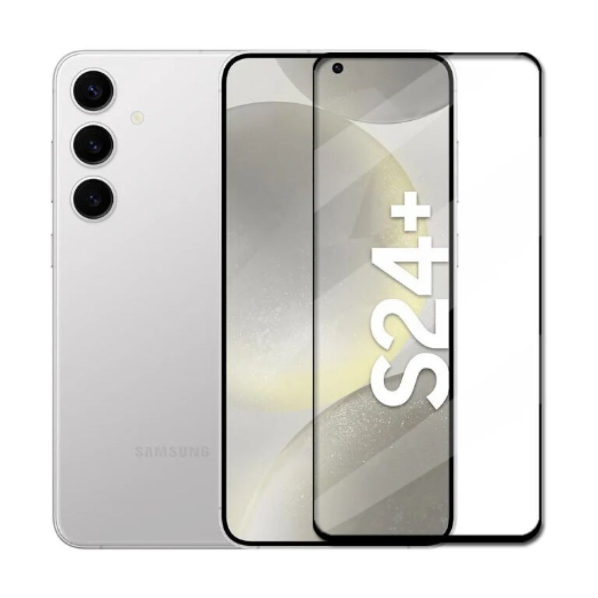 GENERICO - Mica Lámina Vidrio Templado Completa Para Samsung S24 Plus