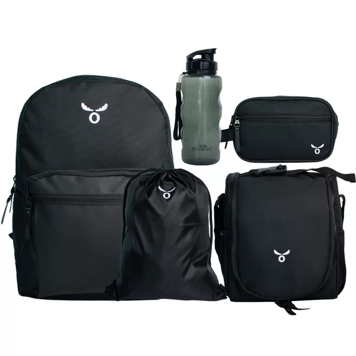 MOOSE - Pack 05 Piezas Black Florida Moose