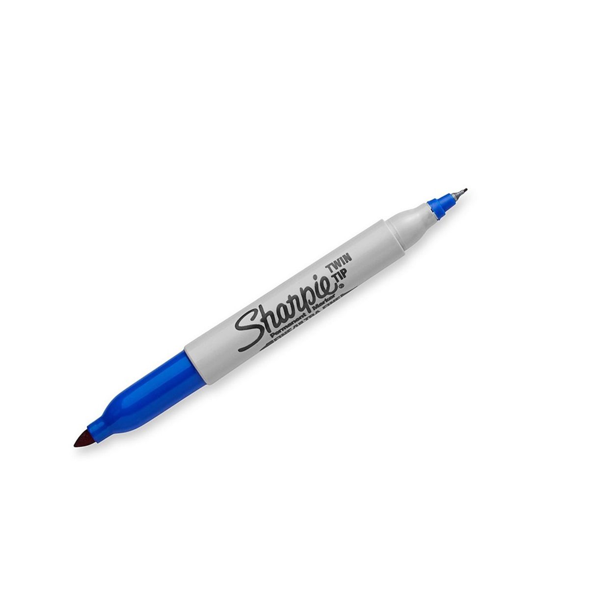 SHARPIE - Marcador Sharpie Permanente Doble Punta Azul x12 ud