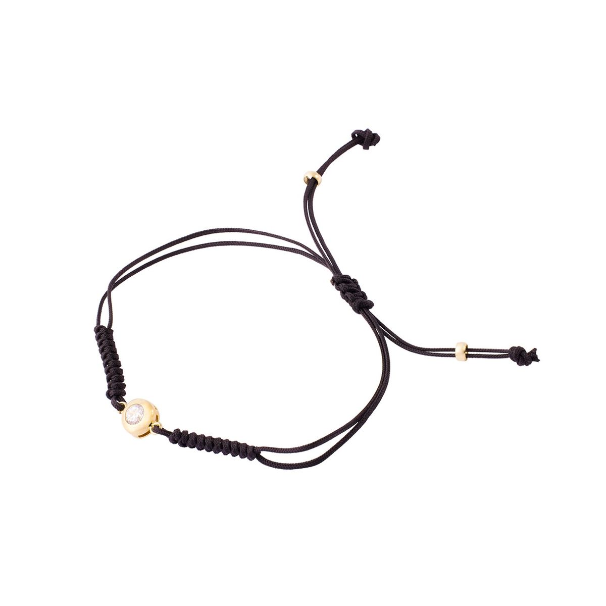 JB JOYAS BARON - Pulsera de Oro 9kt Punto de Luz Ajustable