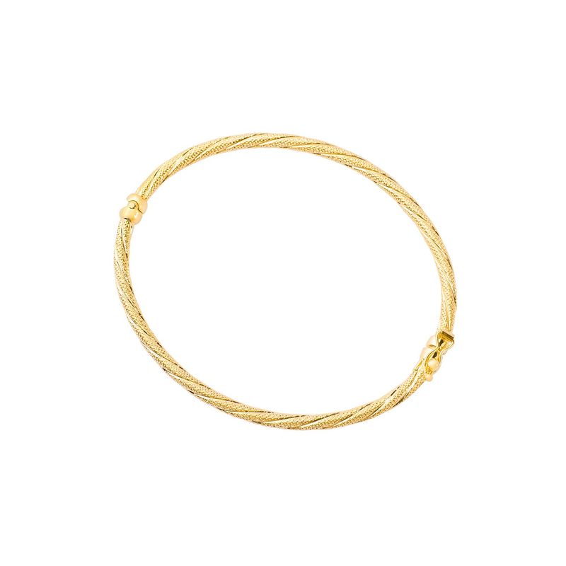 JB JOYAS BARON - Pulsera de Oro 18kt Esclava Satinada